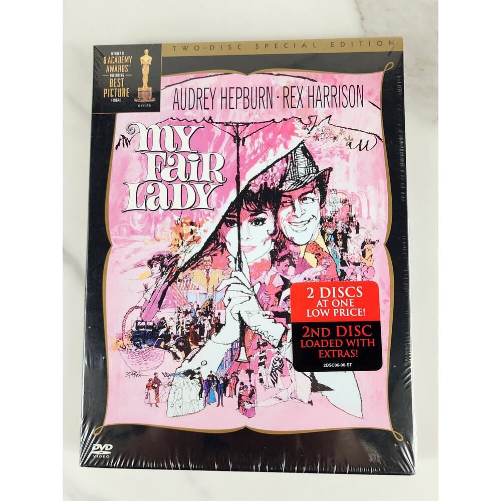 Movie My Fair Lady DVD New Sealed 2 Discs 2004 Audrey Hepburn Widescreen Dolby